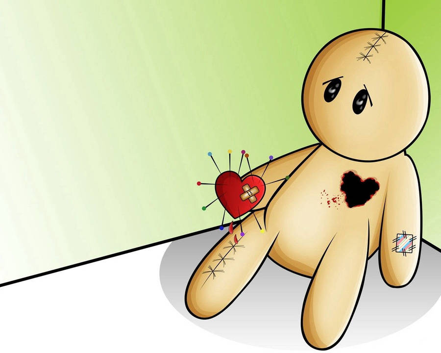 Cartoon Wounded Toy Wallpaper