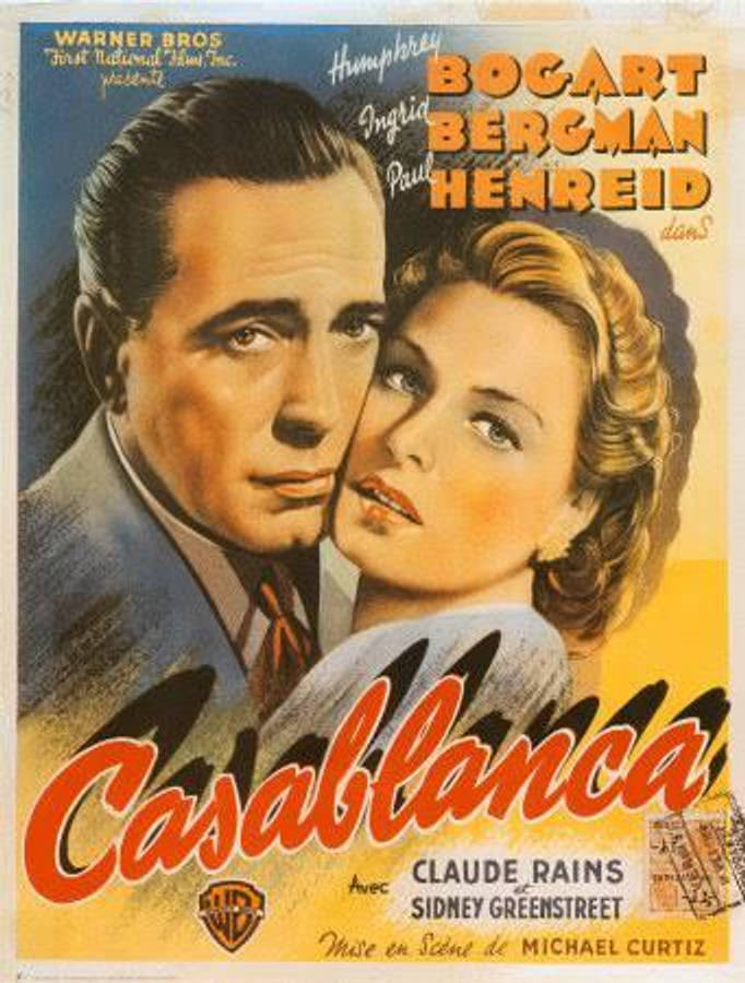 Casablanca Colored Artwork Wallpaper