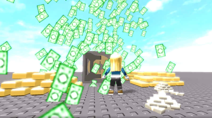 Cash_ Shower_ Animation Wallpaper