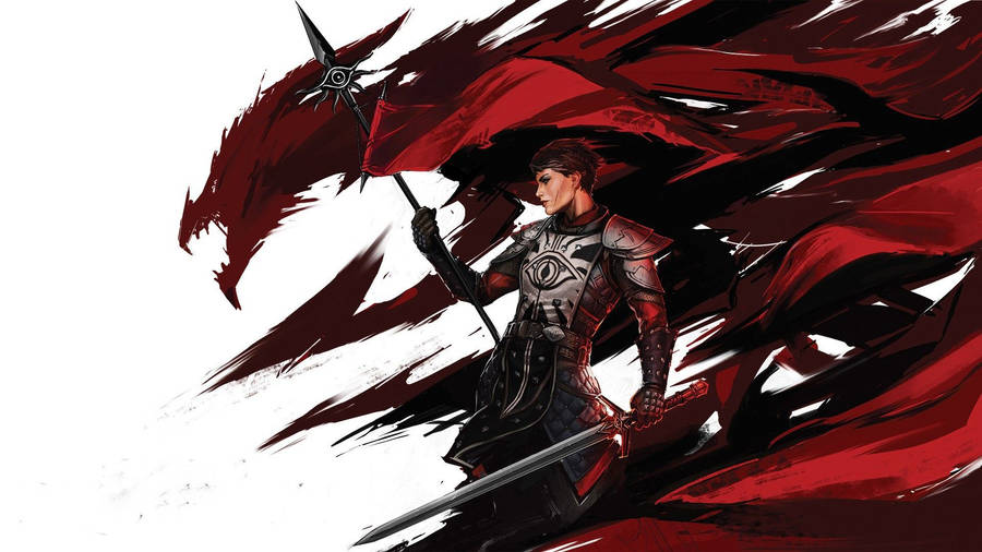 Cassandra Red Dragon Dragon Age Inquisition Wallpaper