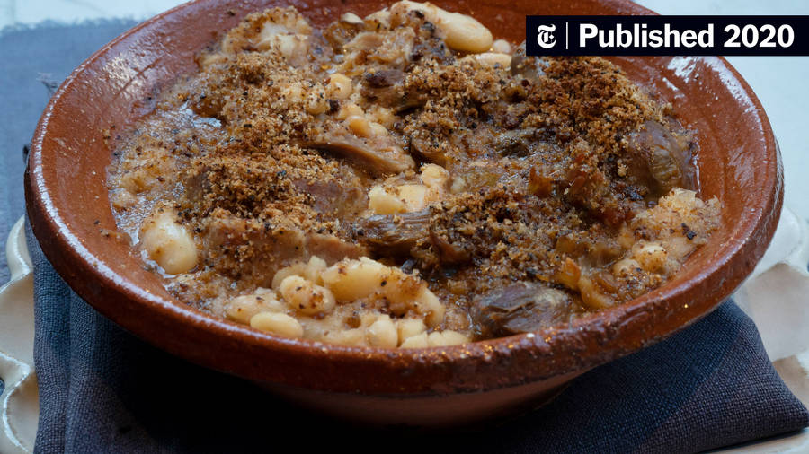 Cassoulet French Cuisine Close Up Shot Wallpaper