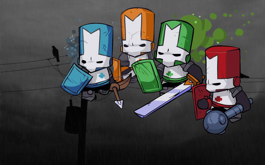 Castle Crashers Four Knights Wallpaper