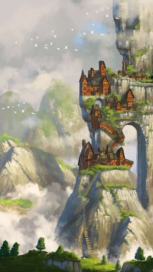 Castle Fantasy Phone Wallpaper