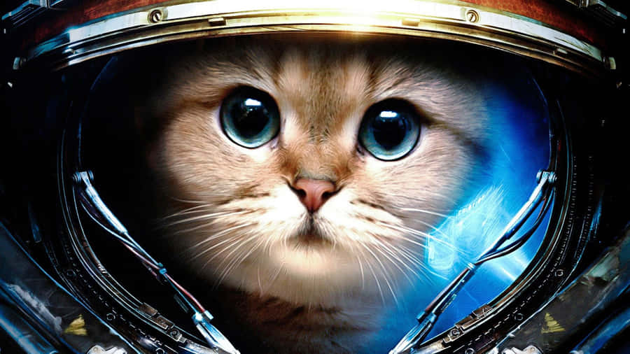 Cat-apult Me To The Moon! Wallpaper