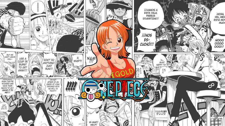 Cat Burglar Nami Manga Panel Wallpaper