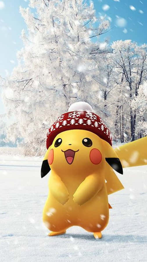 Catch Some Festive Fun With Pokemon This Holiday! Wallpaper