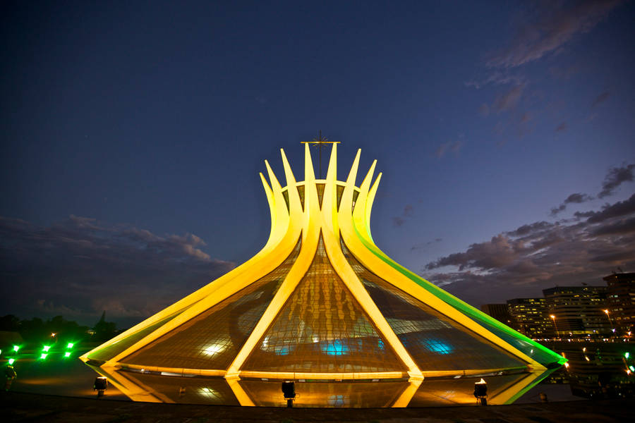 Cathedral Of Brasília Brazil Wallpaper