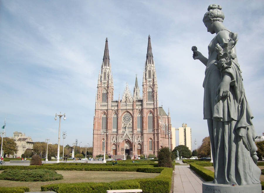 Cathedral Of La Plata Church Wallpaper