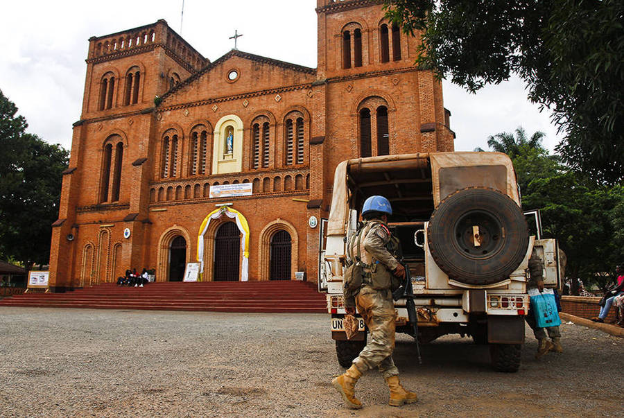 Catholic Church In Central African Republic Wallpaper