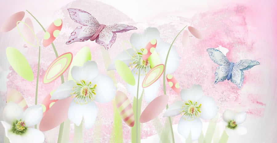Celebrate Summer With A Scene Of Soft Pastel Wallpaper