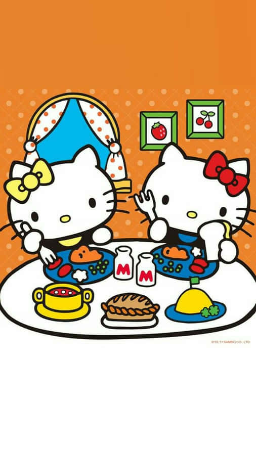 Celebrate Thanksgiving With Hello Kitty Wallpaper