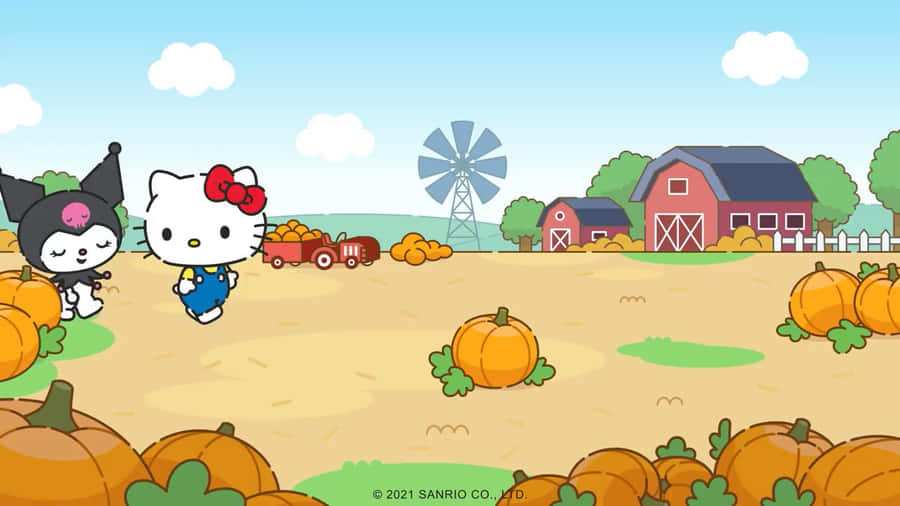 Celebrate Thanksgiving With Hello Kitty! Wallpaper