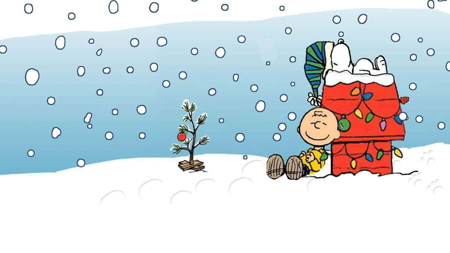 Celebrate The Most Wonderful Time Of The Year With Peanuts Wallpaper