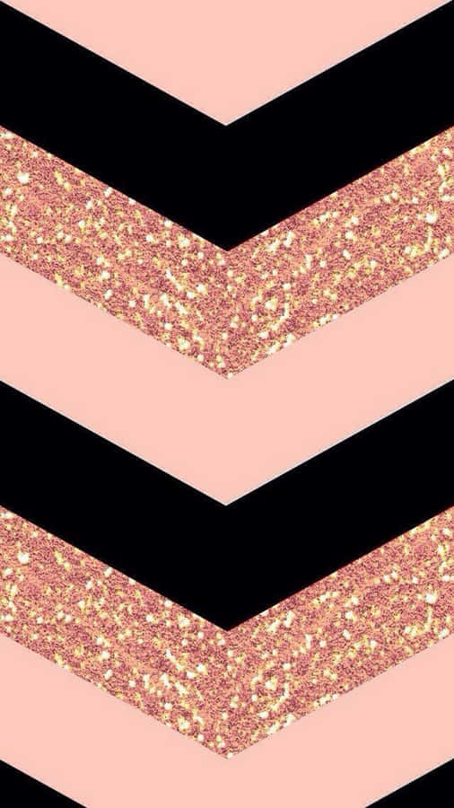 Celebrate The True Beauty Of Nature With These Heavenly Pink And Gold Blossoms. Wallpaper