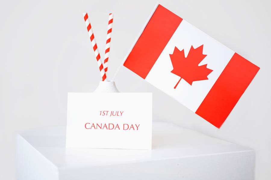 Celebrating Canada Day With Heart And Pride Wallpaper