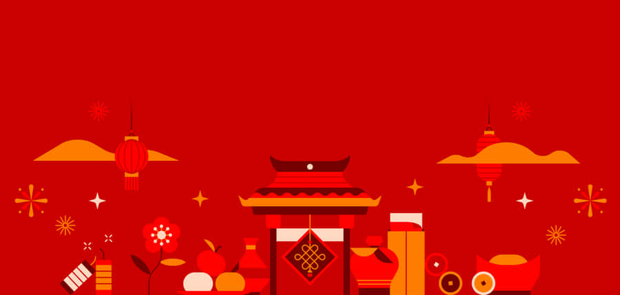 Celebrating Chinese New Year 2022 Wallpaper