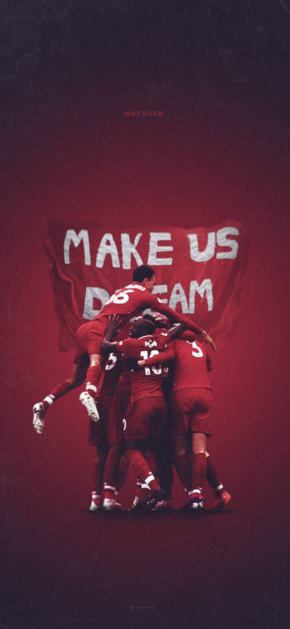 Celebrating Football Team Amazing Phone Wallpaper