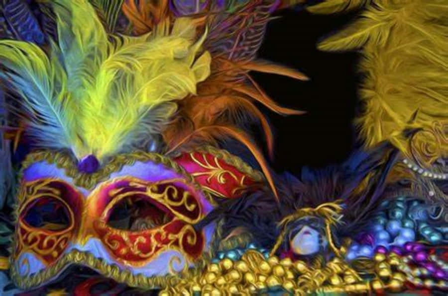 Celebrating Mardi Gras In All Its Glory Wallpaper