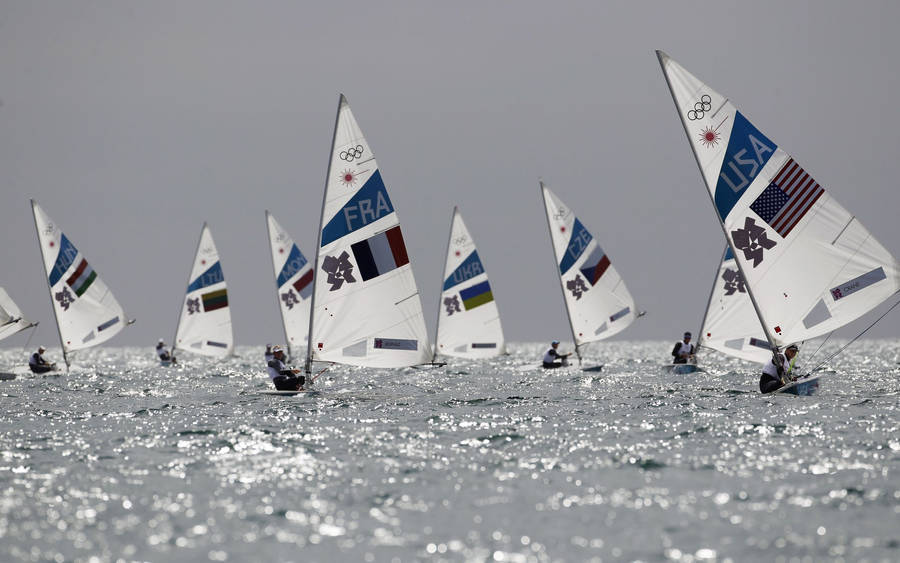 Celebrating Olympic Sailing With The World Wallpaper
