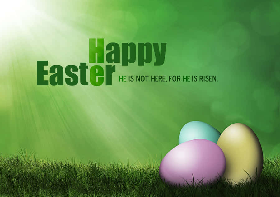 Celebrating The Resurrection Of Jesus Christ This Easter Wallpaper