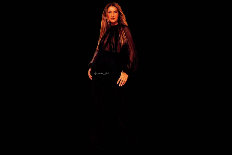 Celine Dion In The Dark Wallpaper