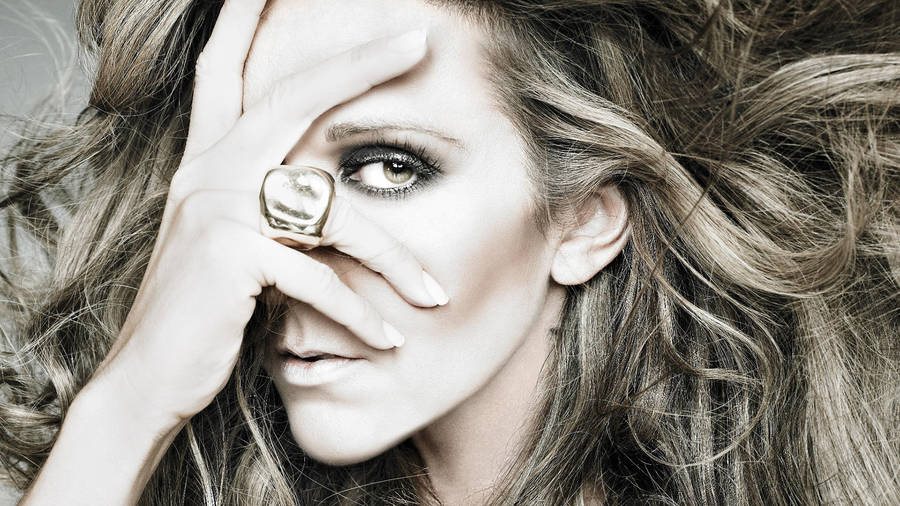 Celine Dion One Eye Wallpaper