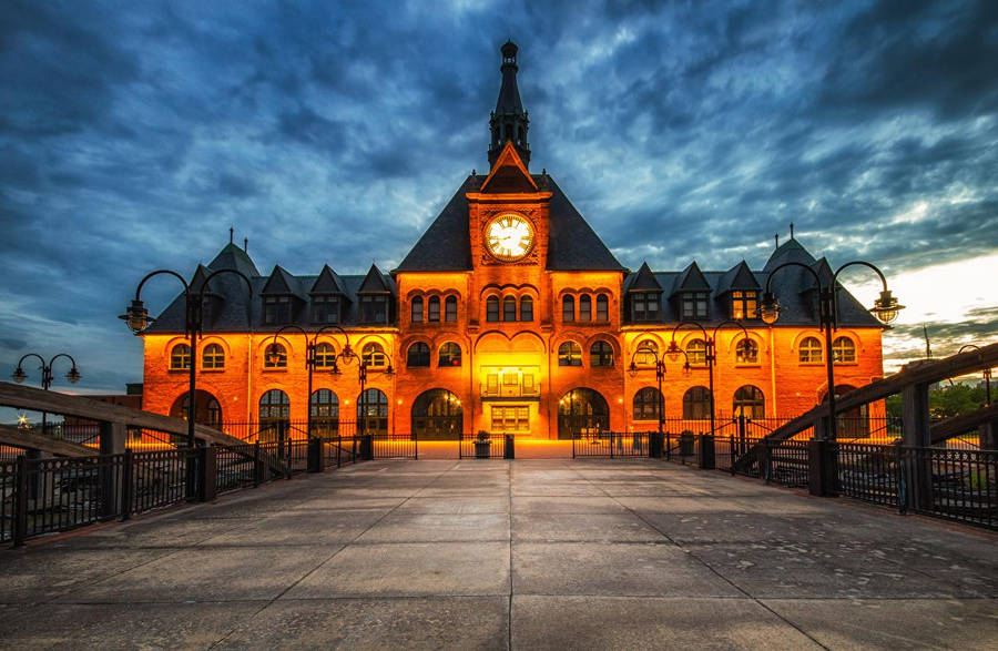 Central Railroad Of New Jersey Terminal Wallpaper