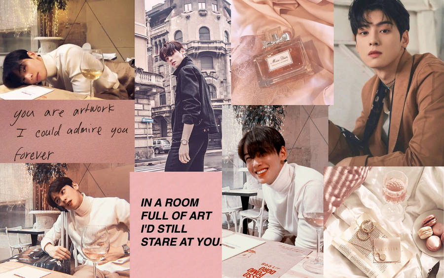 Cha Eun Woo Aesthetic Edit Wallpaper