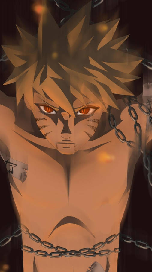 Chained Naruto Iphone Wallpaper