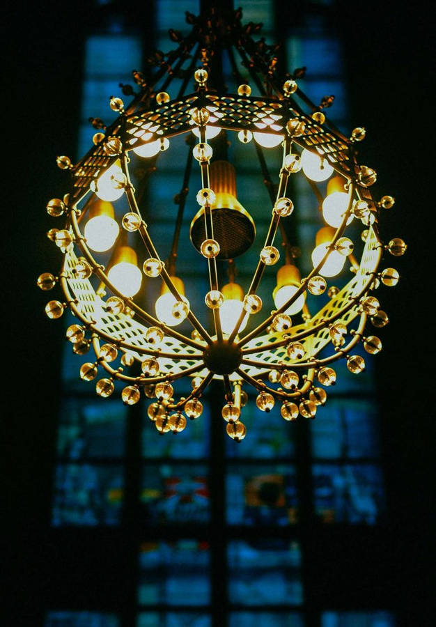 Chandelier Lamp Ipad 2021 Wallpaper