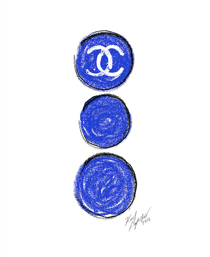 Chanel Designer Logo By Karl Lagerfeld Wallpaper