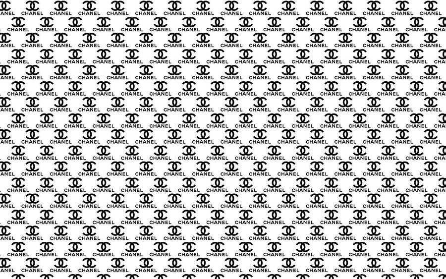 Chanel Logo Pattern Wallpaper