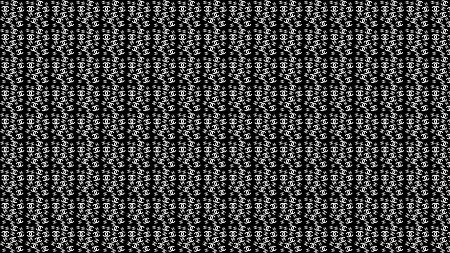 Chanel Logo Random Pattern Wallpaper