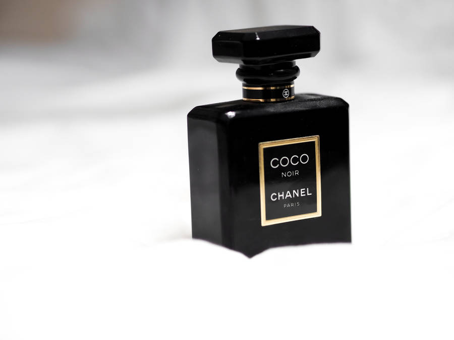 Chanel Perfume Black Aesthetic Art Wallpaper