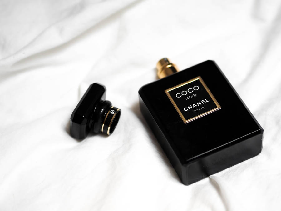 Chanel Perfume Bottle Black Aesthetic Wallpaper