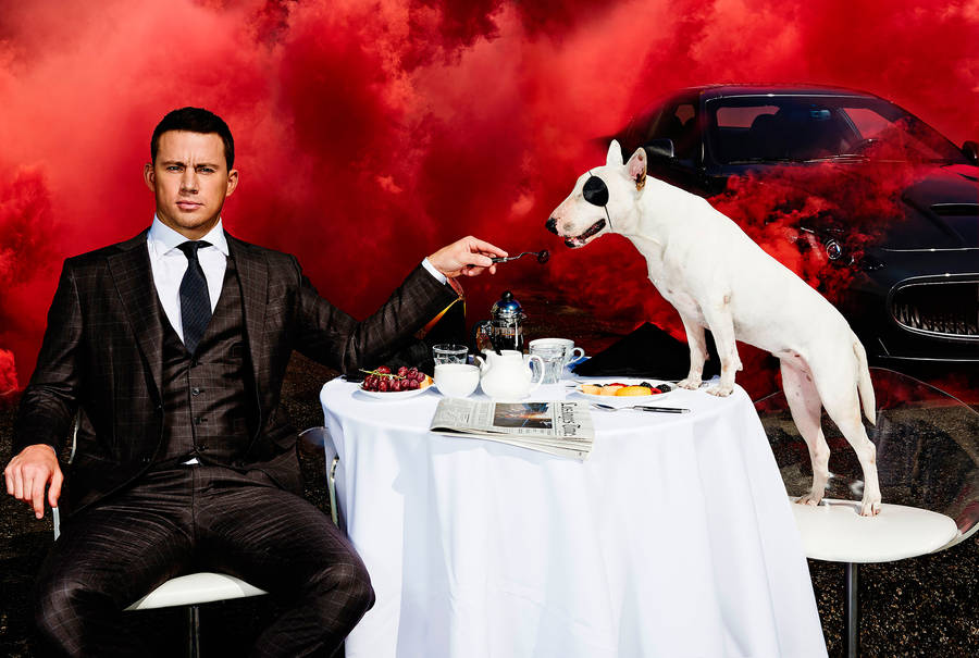 Channing Tatum Maserati Photoshoot Wallpaper