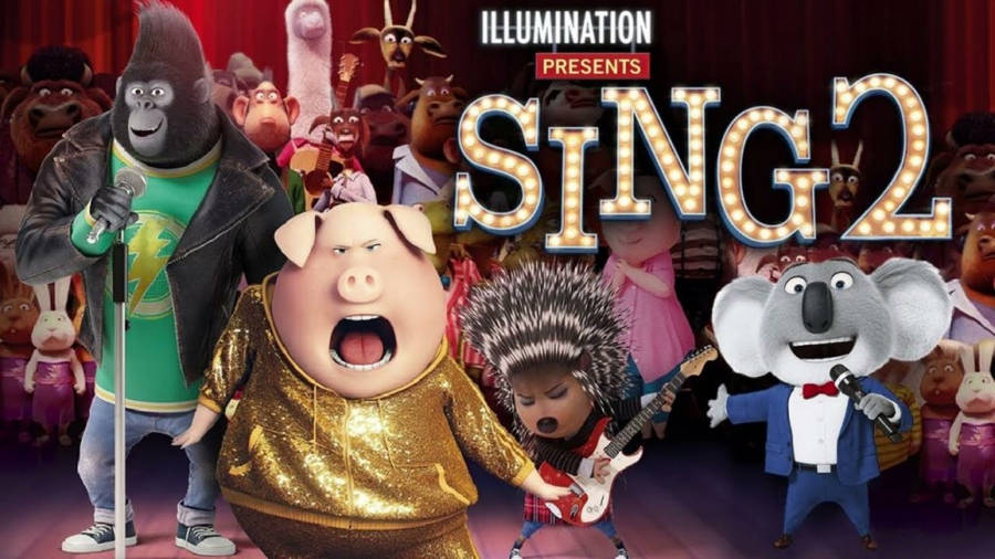 Characters Performing In Sing 2 Wallpaper