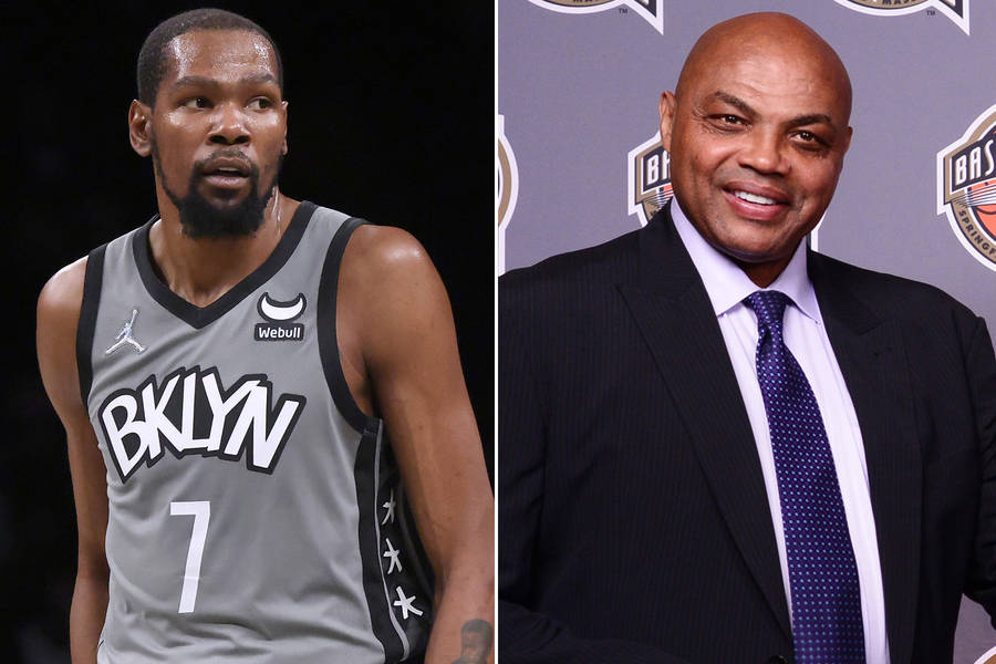 Charles Barkley Kevin Durant Brooklyn Nets Nba Wallpaper