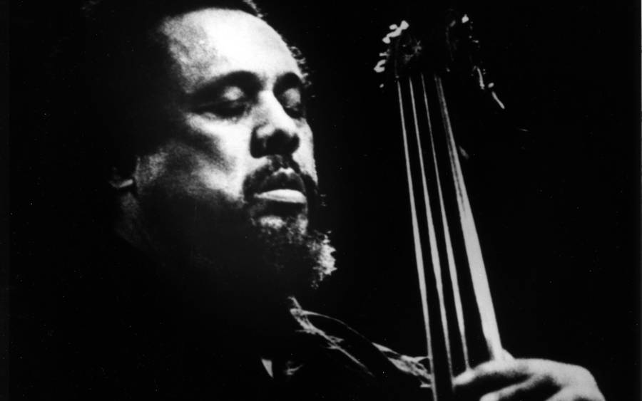 Charles Mingus Monochrome Photograph Wallpaper