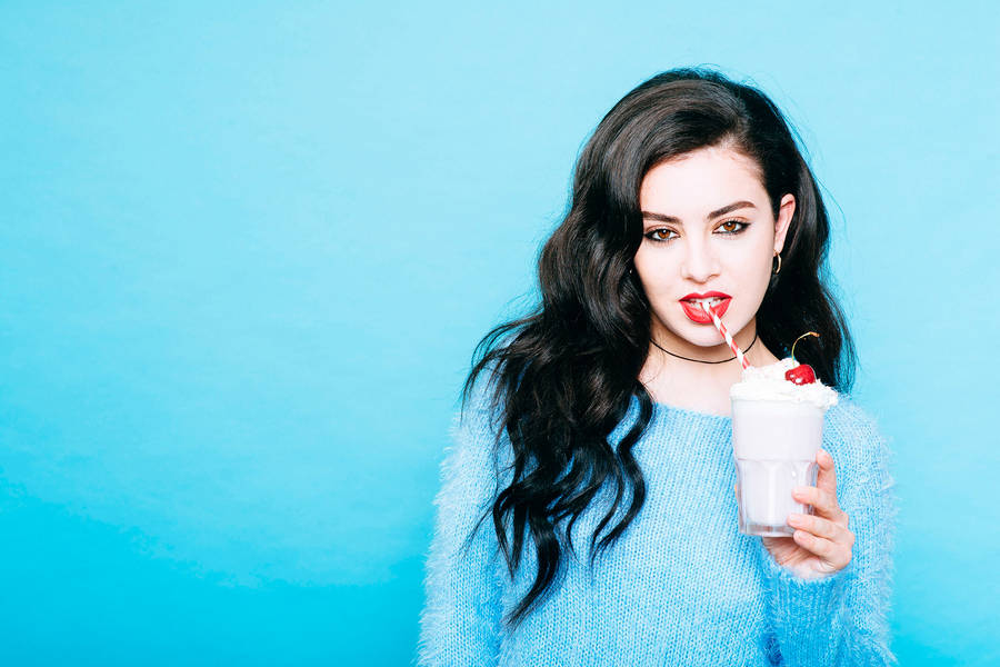 Charli Xcx Blue Aesthetic Wallpaper