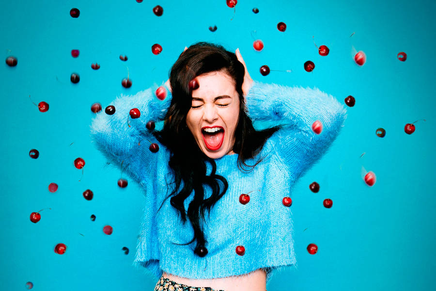 Charli Xcx Cherry Bomb Wallpaper