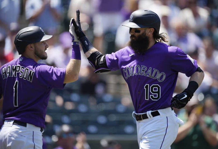 Charlie Blackmon High-five Wallpaper