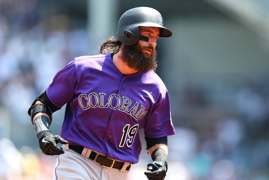 Charlie Blackmon Jogs Around Wallpaper