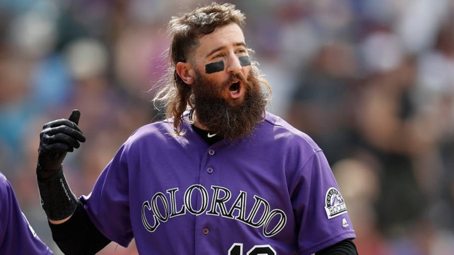 Charlie Blackmon Mouths Words Wallpaper