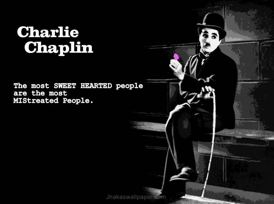 Charlie Chaplin People Quote Wallpaper