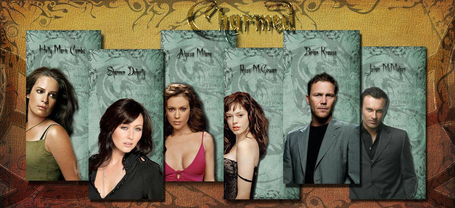 Charmed Drama Series Characters With Names Wallpaper