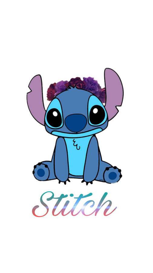 Charming Stitch Phone Wallpaper