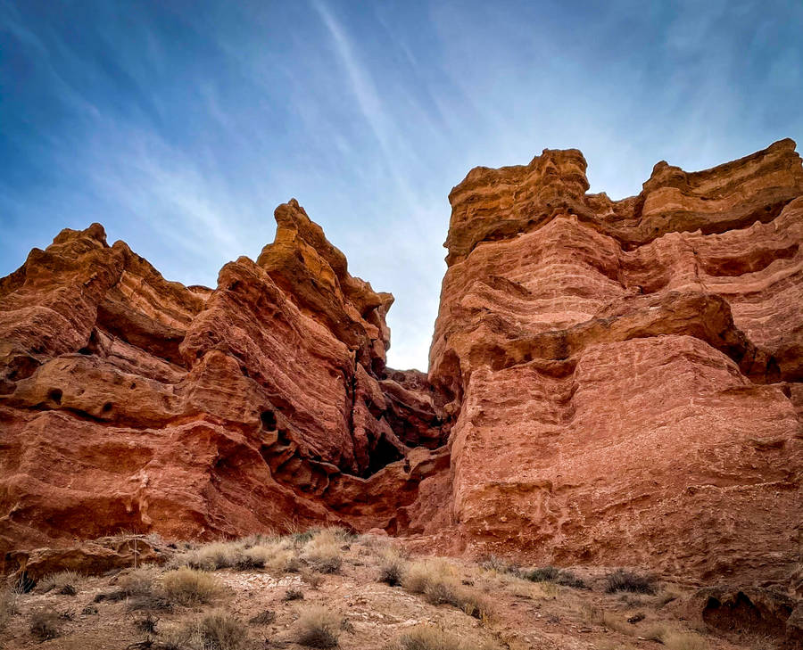 Charyn Canyon In Kazakhstan Wallpaper