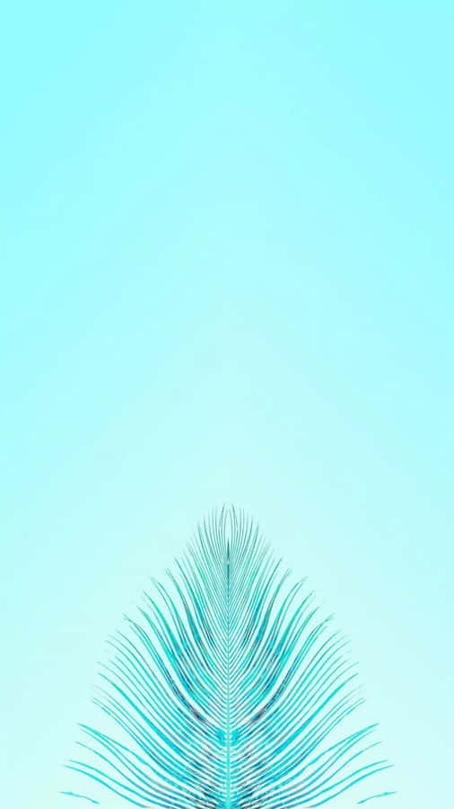 Check Out This Cute Blue Iphone -- Perfect For Taking And Taking Photos! Wallpaper