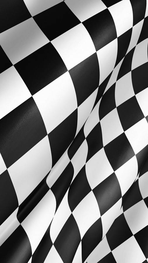 Checkered Flag In Racing Wallpaper